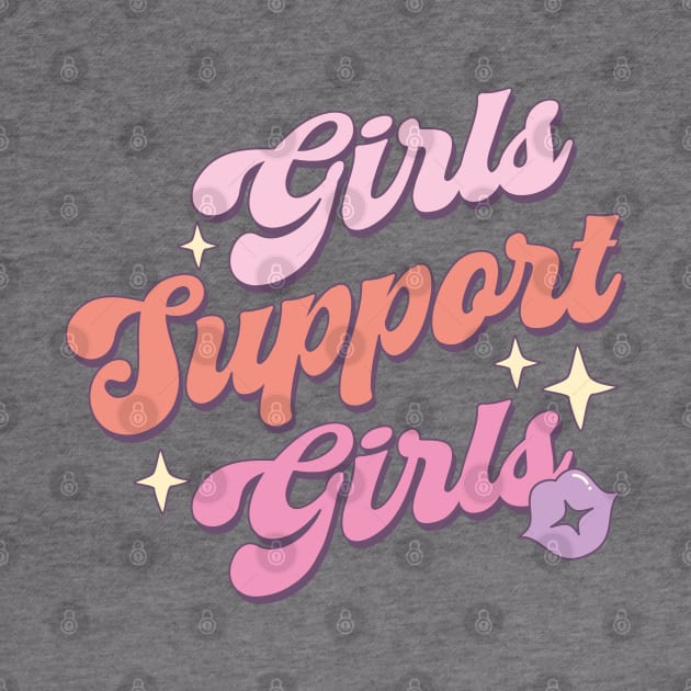 Girls Support Girls by Happii Pink